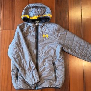 Boys UA jacket size medium lightweight springtime
